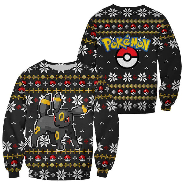 Umbreon Ugly Christmas Sweater Anime Xmas Gift