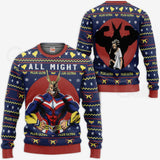 All Might Ugly Christmas Sweater Xmas Shirt Gift Idea