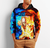 Shoto Todoroki Zip Hoodie Shirt Fan Gift HA06