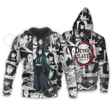 Muichiro Tokito Hoodie Mix Manga KNY Shirt