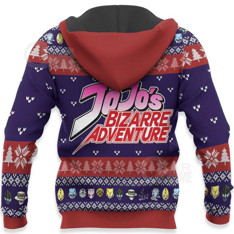 Joseph Joestar Ugly Christmas Sweater Oh My God JoJo's VA11