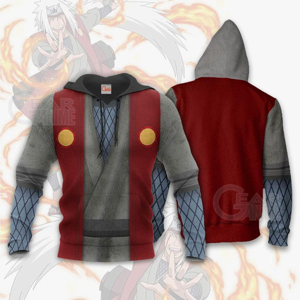 Jiraiya Jacket Costume Cosplay Hoodie Sweater