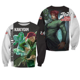 Kakyoin Hierophant Green Shirt JoJo Hoodie Sweater