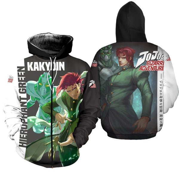 Kakyoin Hierophant Green Shirt JoJo Hoodie Sweater