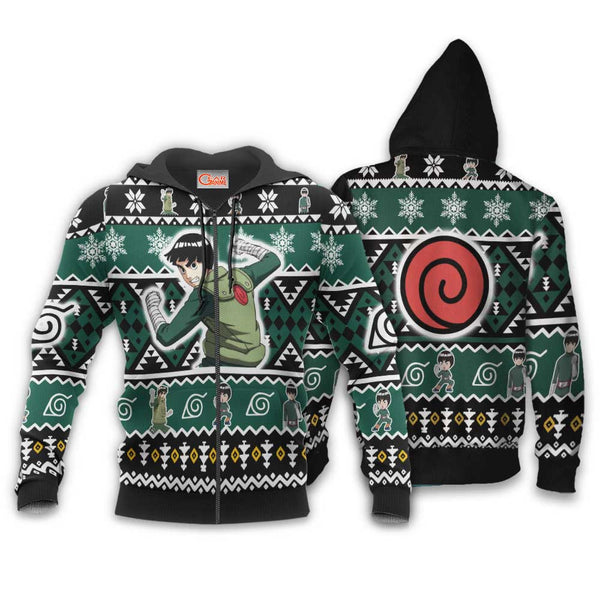 Rock Lee Ugly Christmas Sweater Anime Xmas Gifts Idea