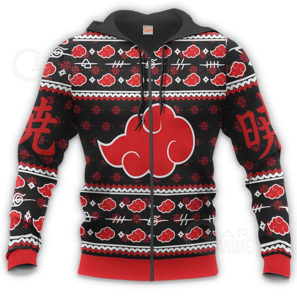 Akatsuki Ugly Christmas Sweater Anime Xmas Gift VA10