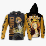 Denki Kaminari Shirt Chargebolt Hero Anime Zip Jacket