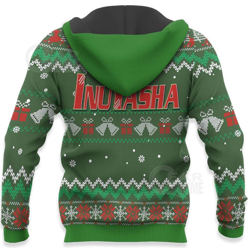 Inuyasha & Kagome Ugly Christmas Sweater Inuyasha Xmas Gift VA11