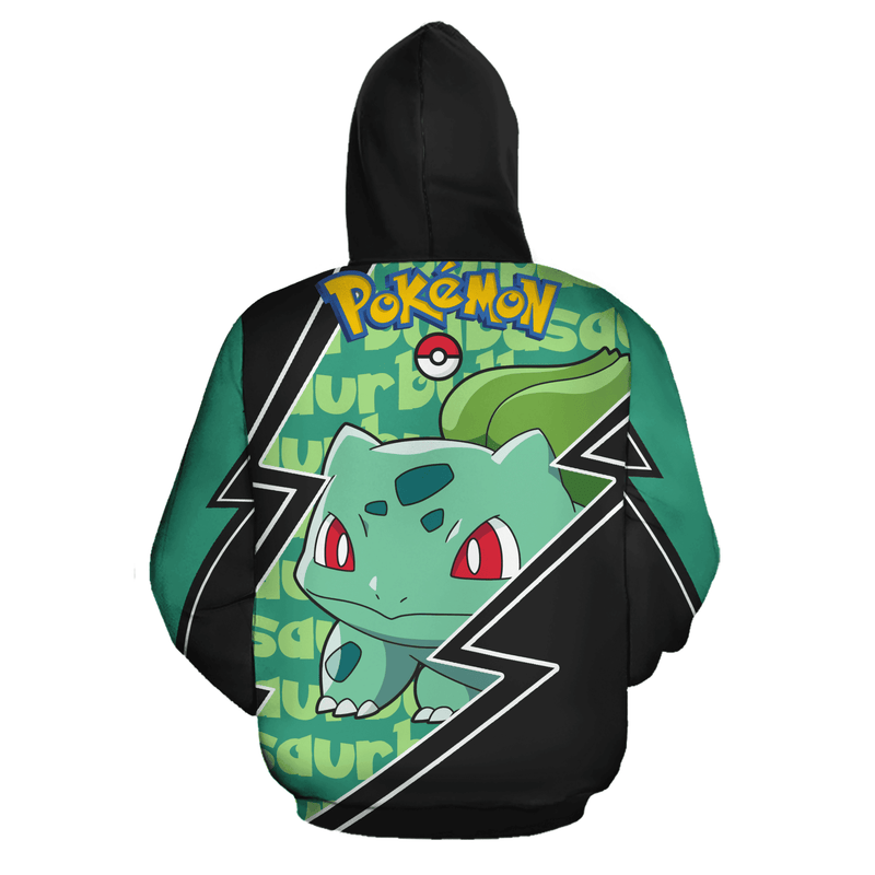 Bulbasaur Zip Hoodie Costume Shirt Fan VA06