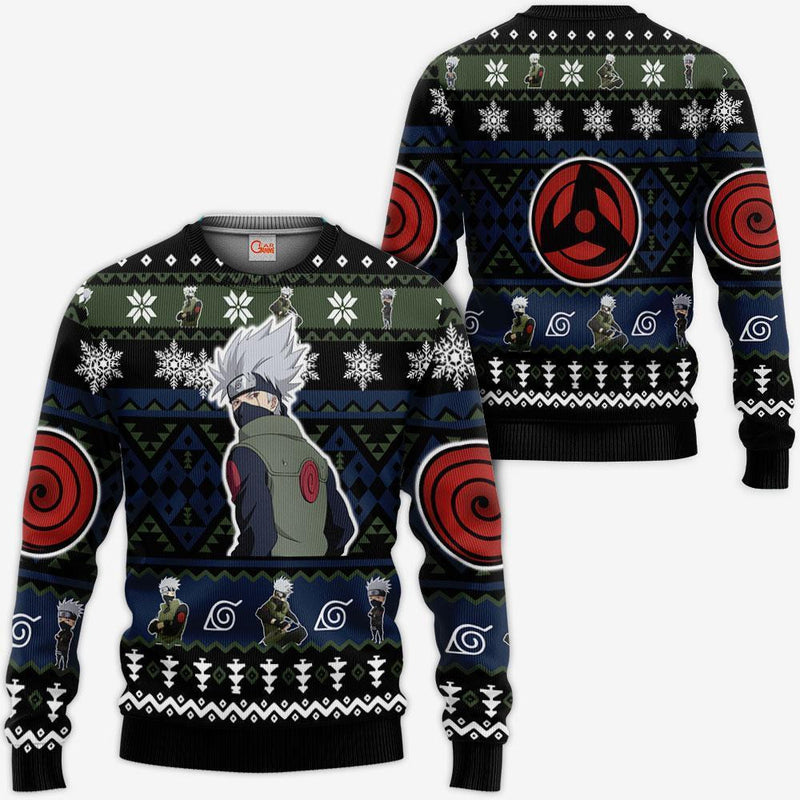 Hatake Kakashi Ugly Christmas Sweater Anime Xmas Gifts Idea