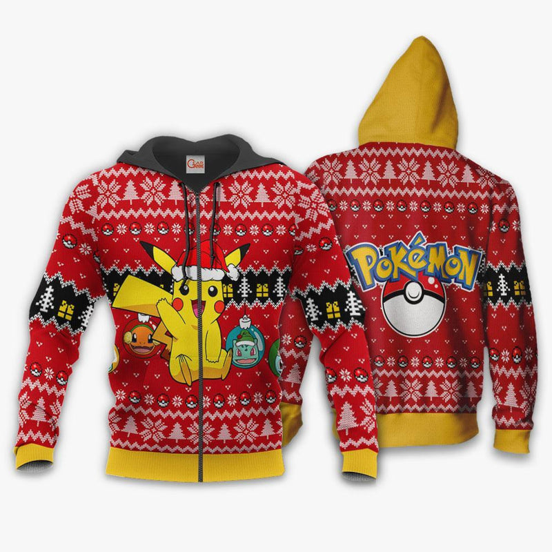 Cute Pikachu Ugly Christmas Sweater Xmas Gift