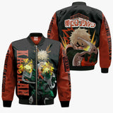 Katsuki Bakugo Hoodie Sweater Kacchan Anime Zip Jacket