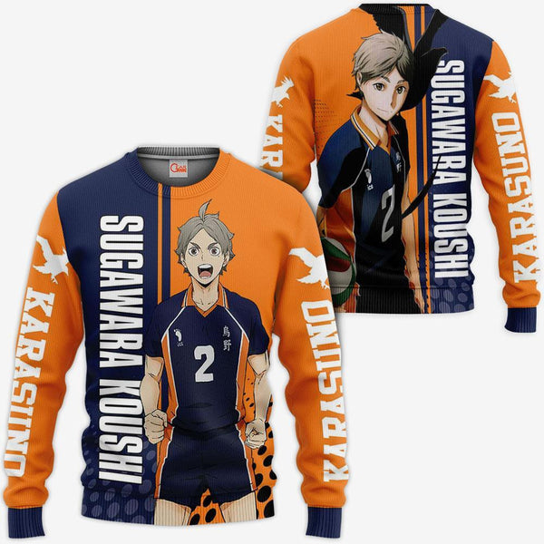 Karasuno Sugawara Koushi Hoodie Anime Shirt