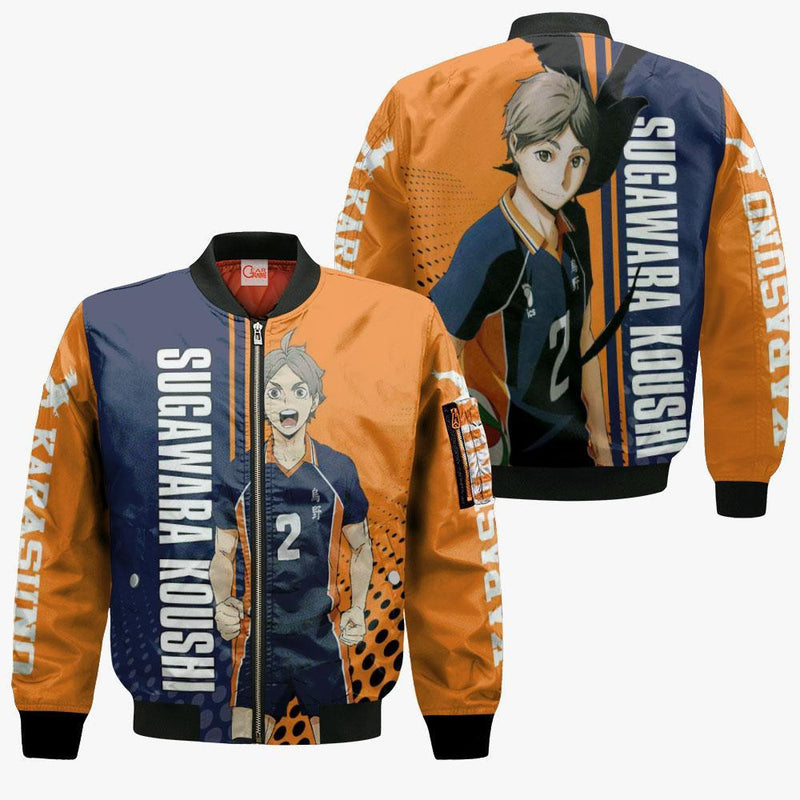 Karasuno Sugawara Koushi Hoodie Anime Shirt