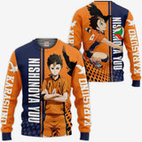 Karasuno Nishinoya Yuu Hoodie Anime Shirt