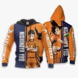 Karasuno Nishinoya Yuu Hoodie Anime Shirt