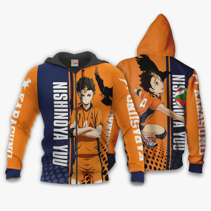 Karasuno Nishinoya Yuu Hoodie Anime Shirt