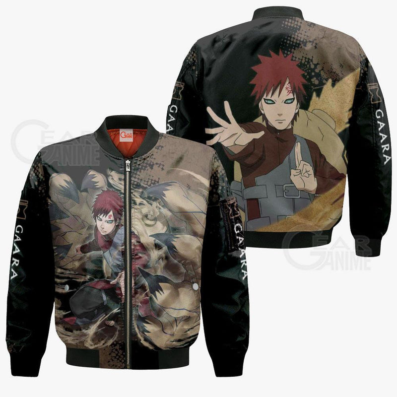 Gaara Hoodie Sweater Anime Zip Jacket