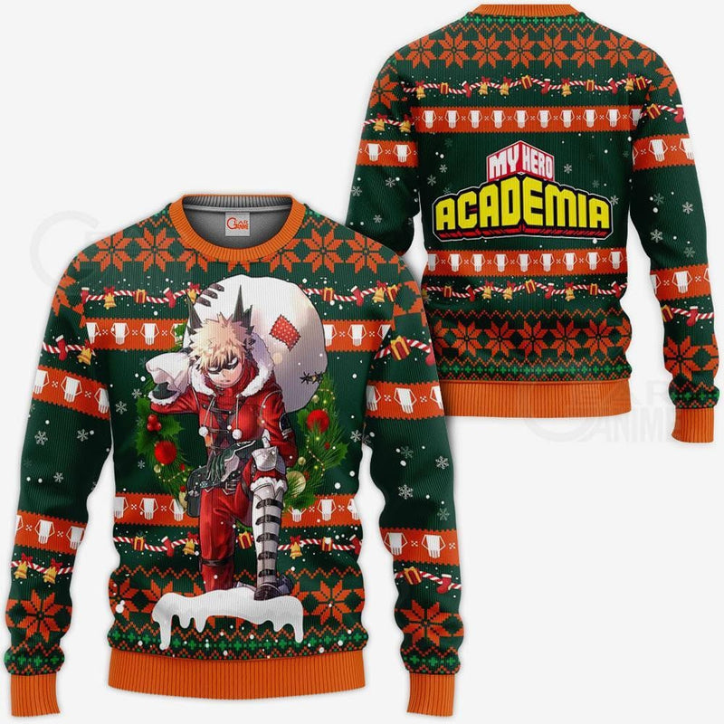 Katsuki Bakugo Ugly Christmas Sweater Xmas Gift VA11