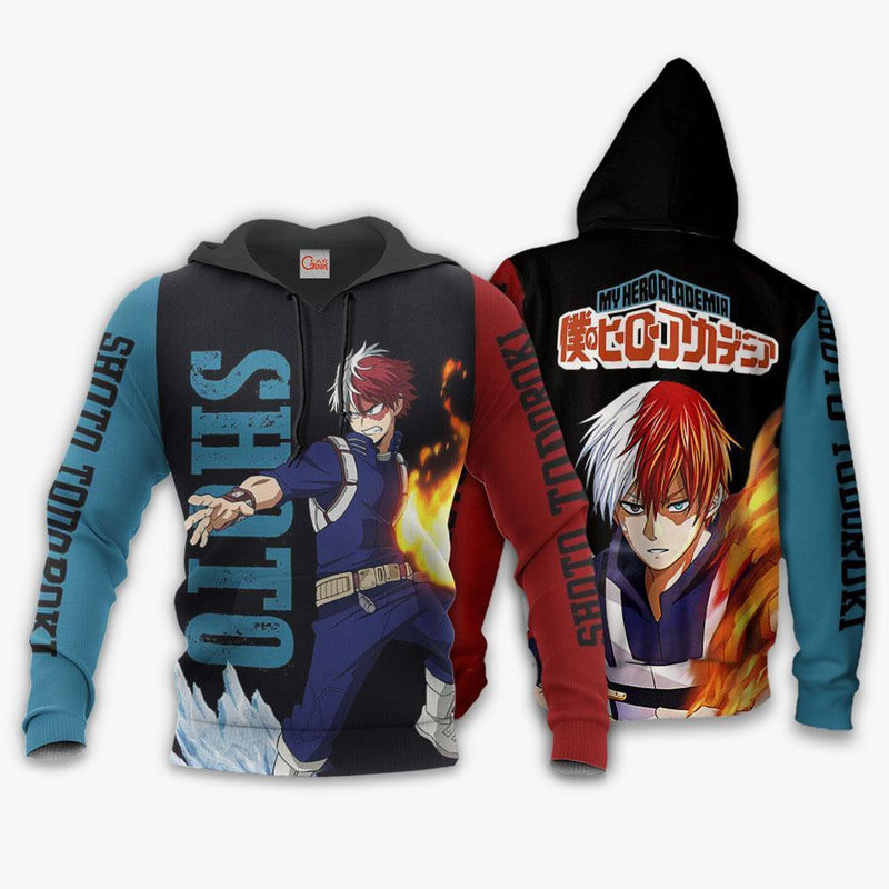 Shoto Todoroki Hoodie Shirt Anime Jacket