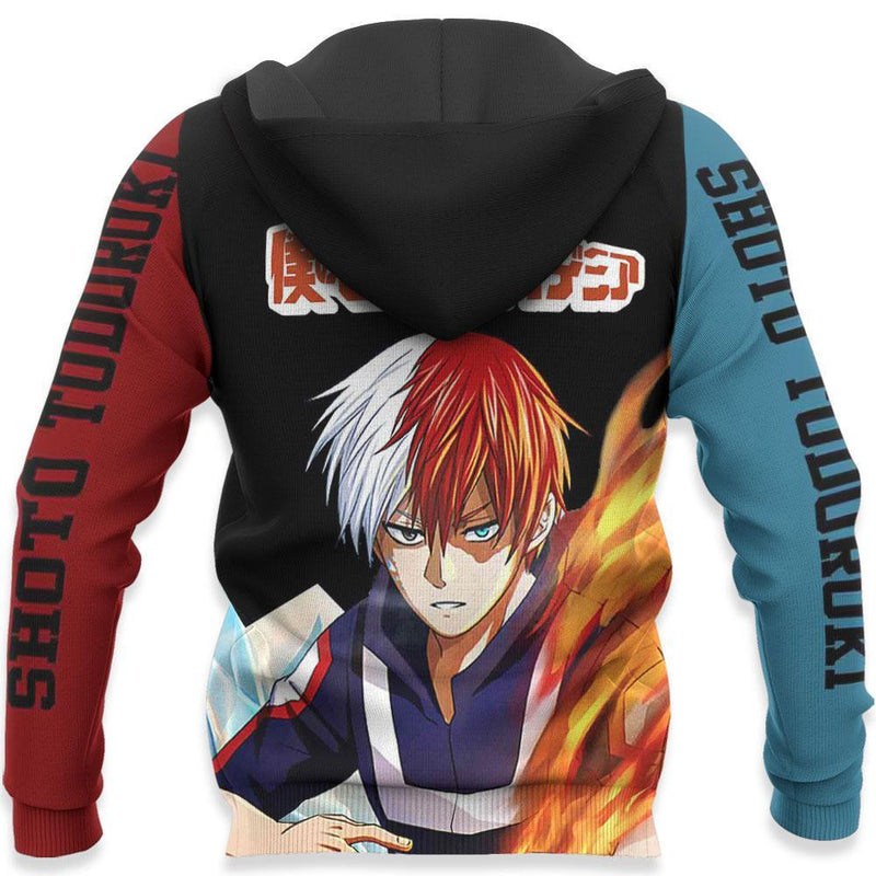 Shoto Todoroki Hoodie Shirt Anime Jacket