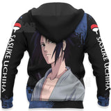 Uchiha Sasuke Hoodie Sweater Anime Zip Jacket