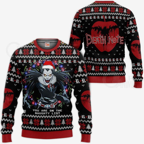 Ryuk Ugly Christmas Sweater Dnote Xmas Gift VA11