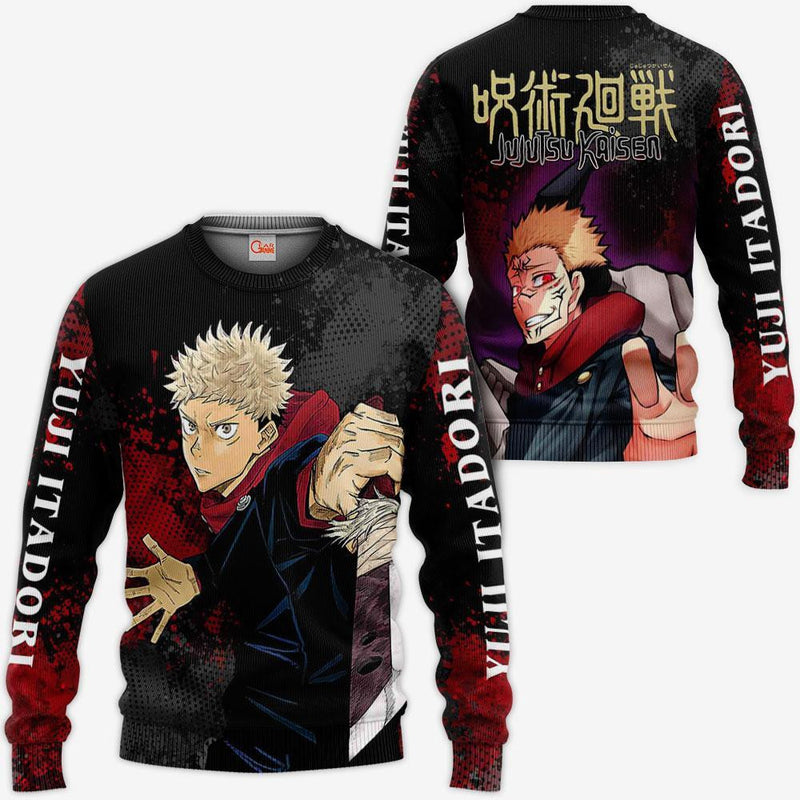 Yuji Itadori Hoodie Shirt Anime Jacket