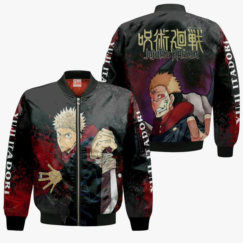 Yuji Itadori Hoodie Shirt Anime Jacket