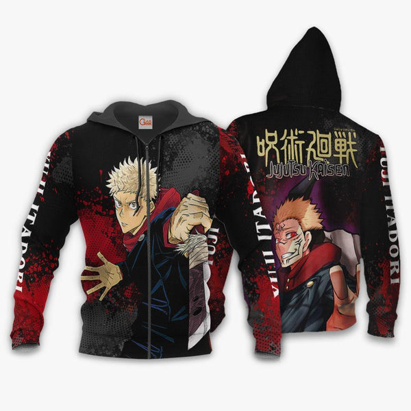 Yuji Itadori Hoodie Shirt Anime Jacket