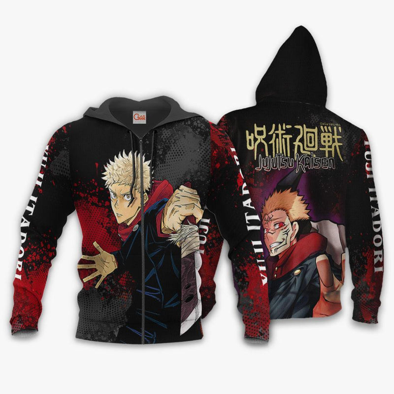 Yuji Itadori Hoodie Shirt Anime Jacket