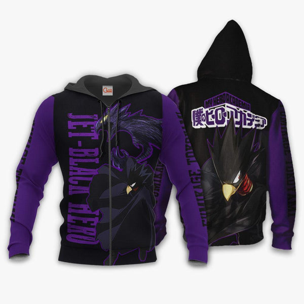 Fumikage Tokoyami Shirt Jet Black Hero Anime Zip Jacket