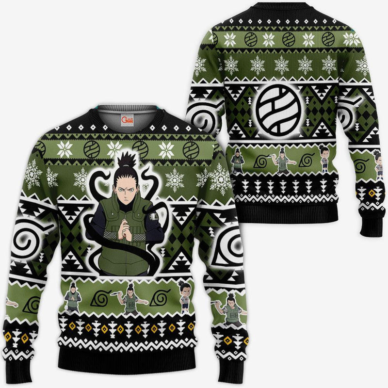 Shikamaru Ugly Christmas Sweater Anime Xmas Gifts Idea