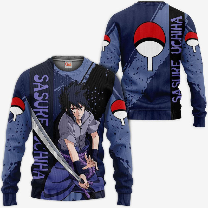 Uchiha Sasuke Hoodie Shirt Jacket