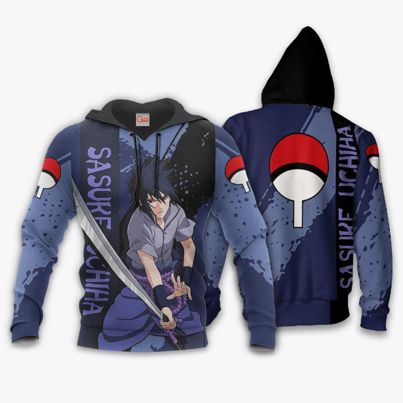 Uchiha Sasuke Hoodie Shirt Jacket