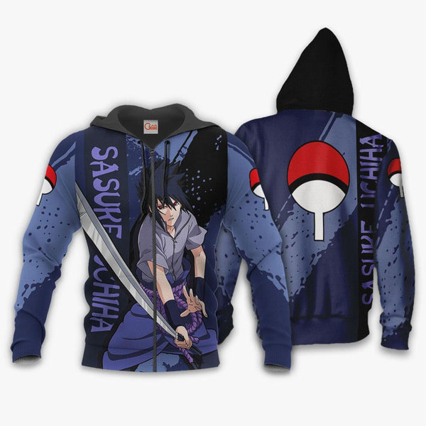 Uchiha Sasuke Hoodie Shirt Jacket