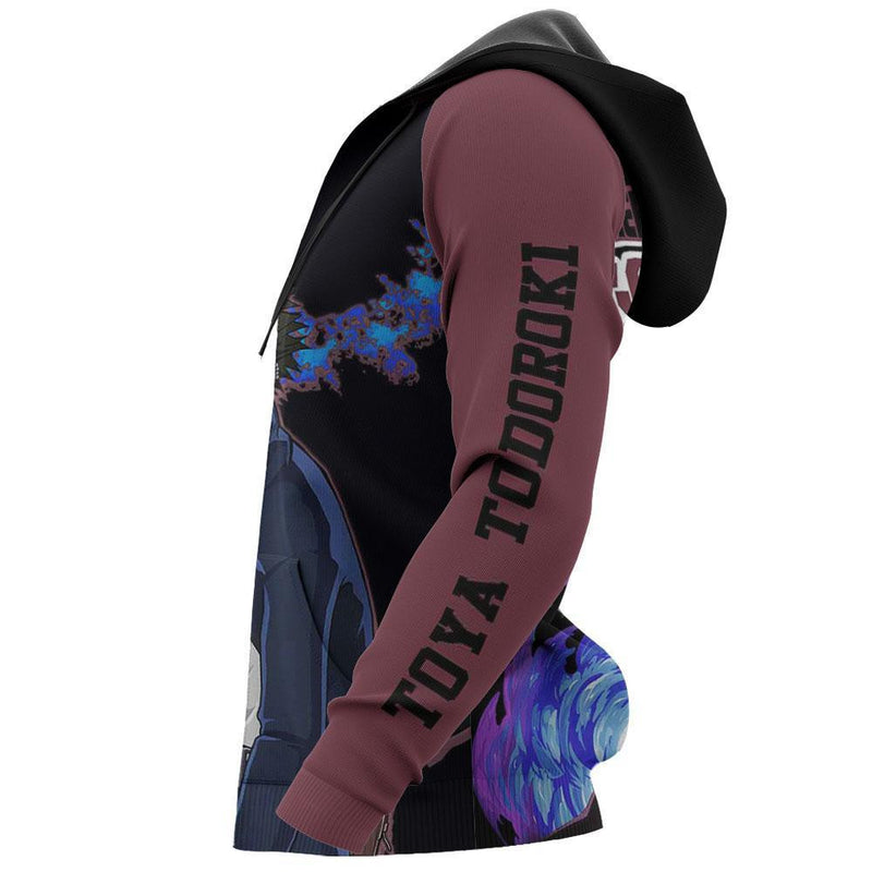 Dabi Shirt Toya Todoroki Anime Zip Jacket