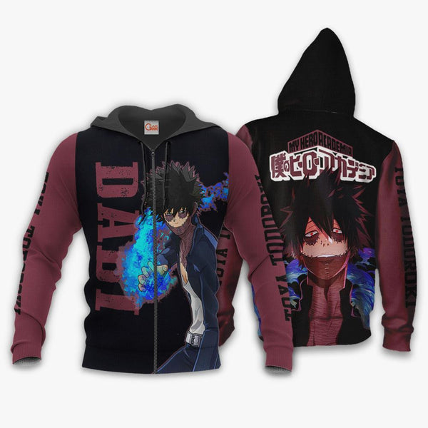 Dabi Shirt Toya Todoroki Anime Zip Jacket