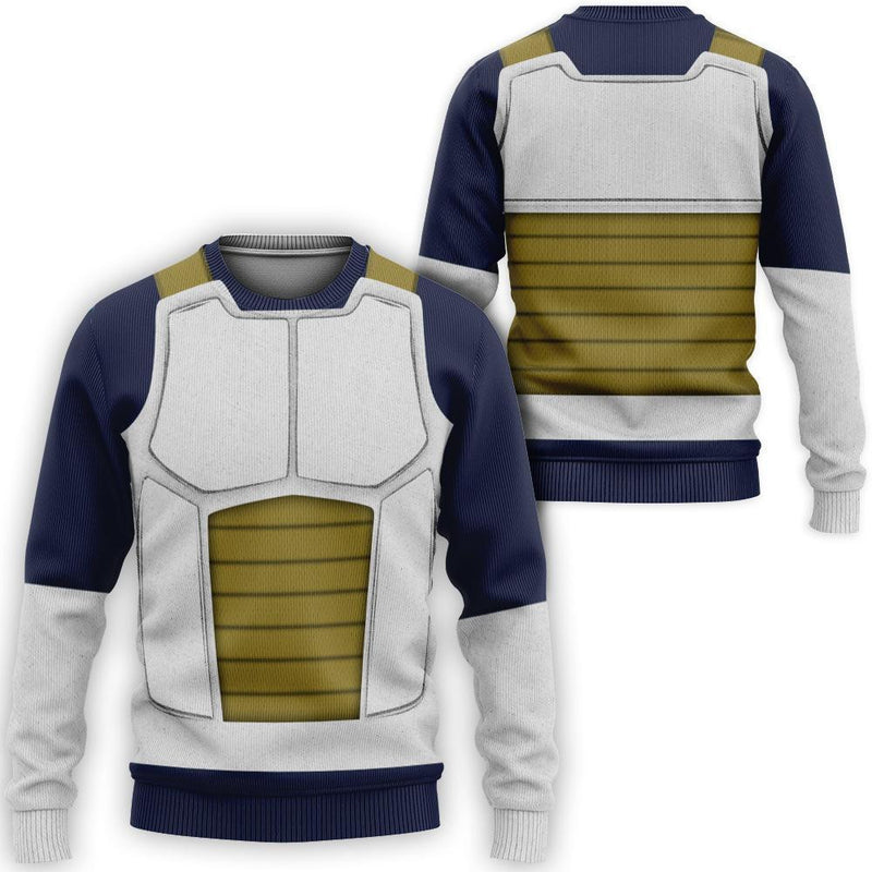 Prince Vegeta Hoodie Costume Uniform Jacket