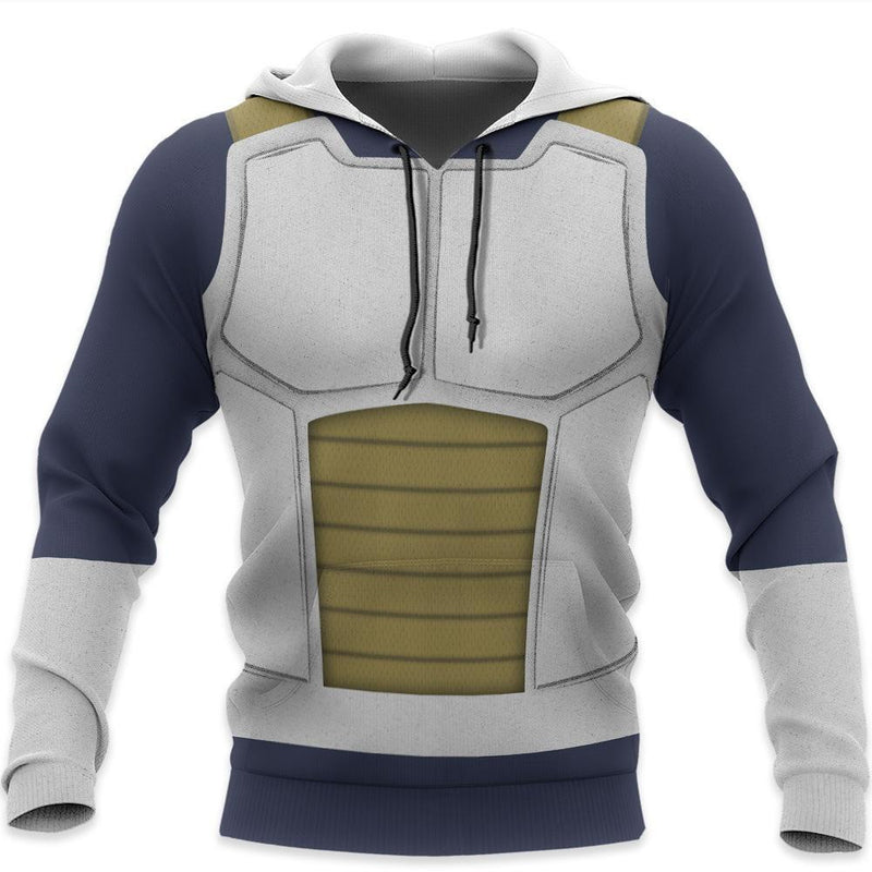 Prince Vegeta Hoodie Costume Uniform Jacket