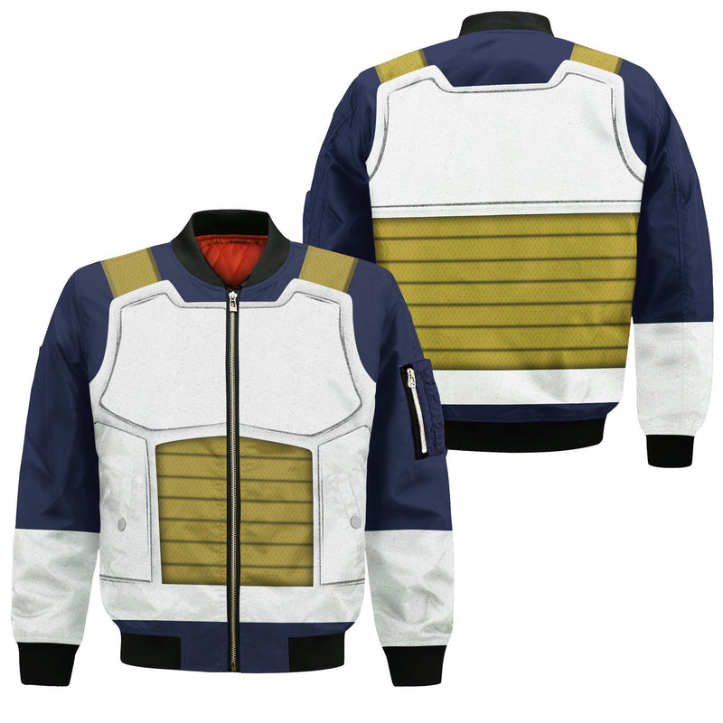 Prince Vegeta Hoodie Costume Uniform Jacket