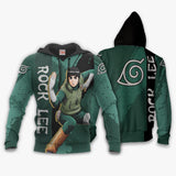 Rock Lee Hoodie Shirt Anime Zip Jacket