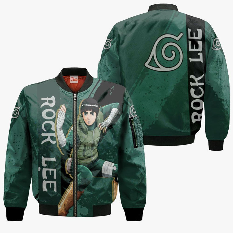 Rock Lee Hoodie Shirt Anime Zip Jacket