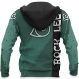 Rock Lee Hoodie Shirt Anime Zip Jacket