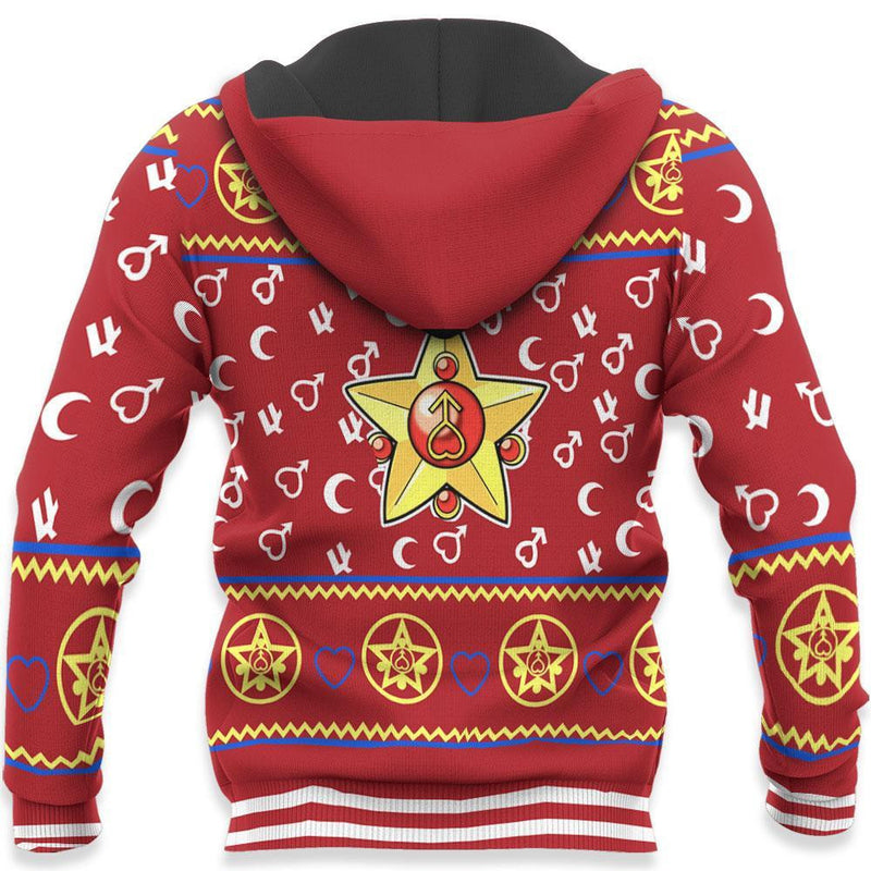 Sailor Mars Ugly Christmas Sweater Xmas Gifts Idea