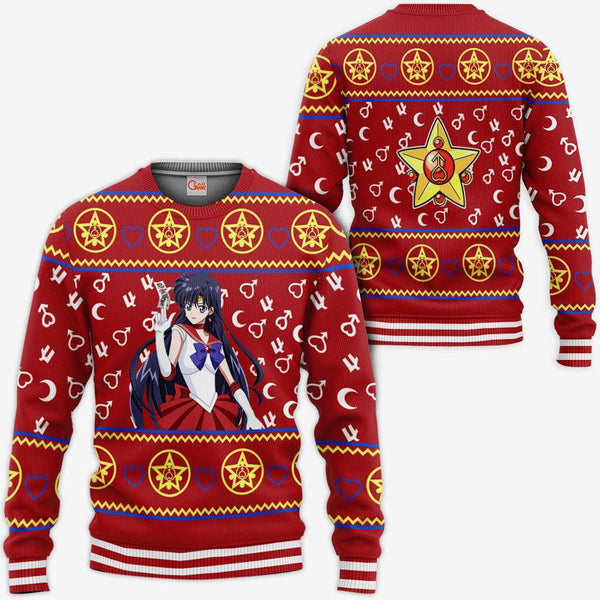 Sailor Mars Ugly Christmas Sweater Xmas Gifts Idea