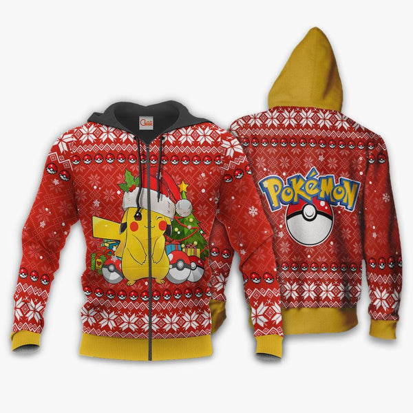 Pikachu Ugly Christmas Sweater Xmas Gift