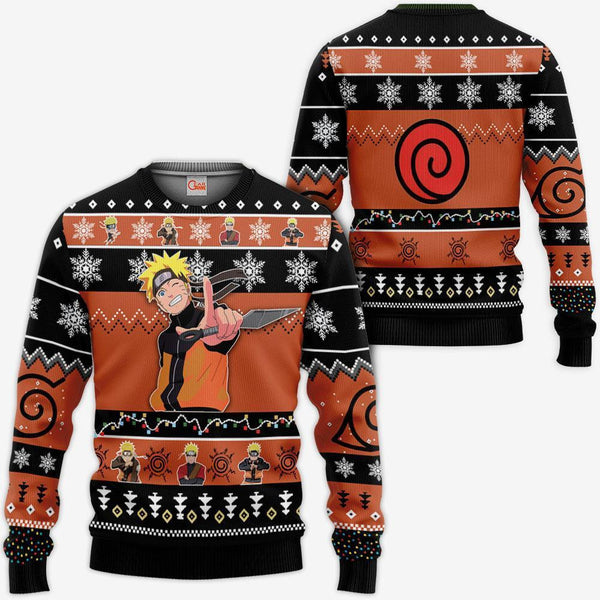 Uzumaki Ugly Christmas Sweater Xmas Gifts Idea