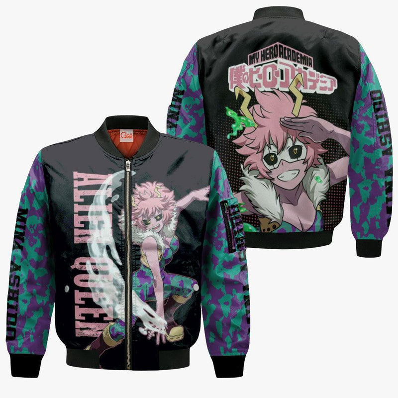 Mina Ashido Shirt Alien Queen Anime Zip Jacket