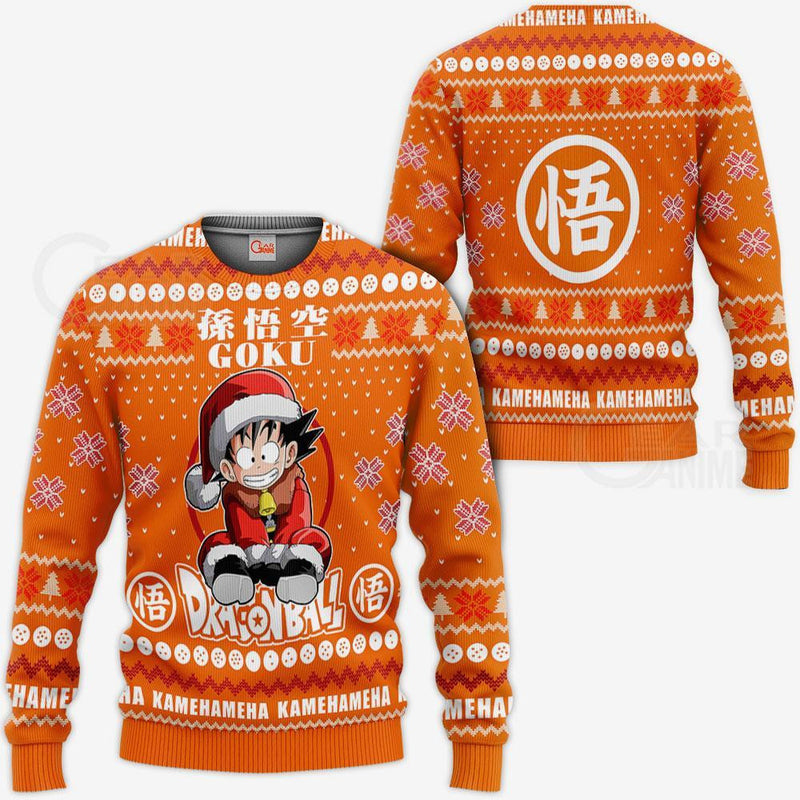 Goku Kid Ugly Christmas Sweater Xmas Gift VA10